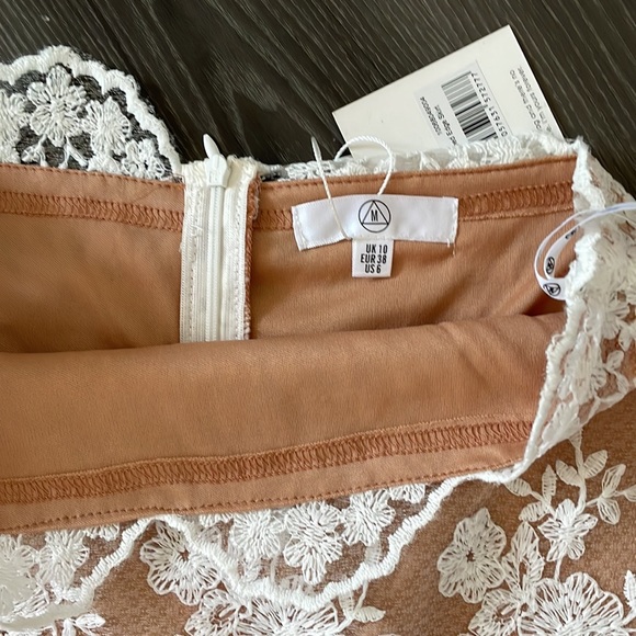 NWT Missguided Mesh and Lace Scalloped Edge Skirt Set - Picture 14 of 14